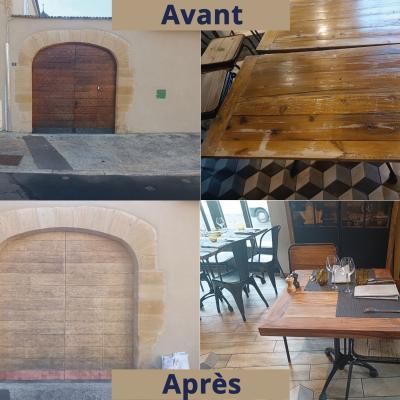 Porte Table Avant Apres